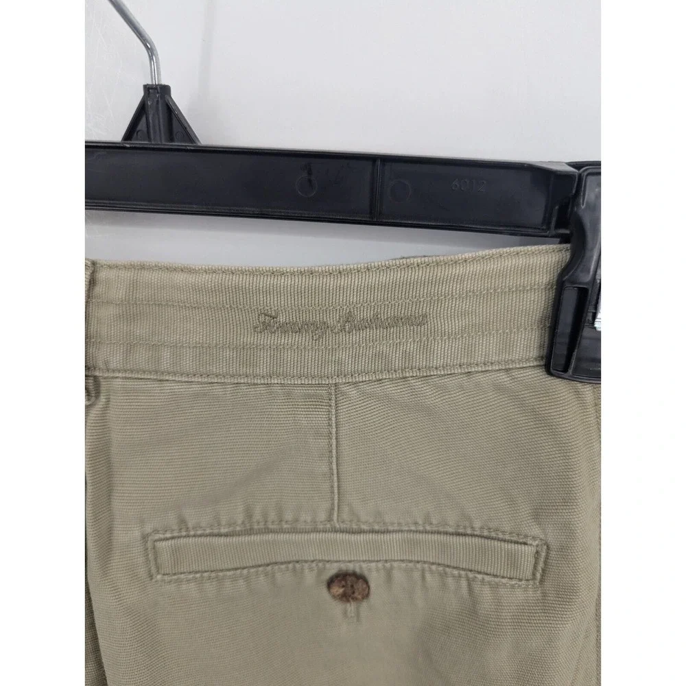 Tommy Bahama Relax VTG Cargo Shorts Men's 36 Beige Tencel Cotton Blend 7